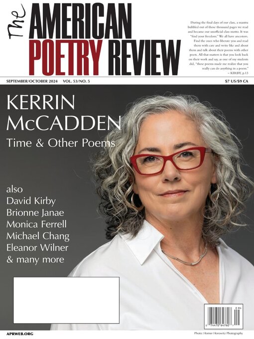 Title details for The American Poetry Review by World Poetry, Inc - Available